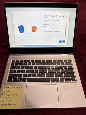 HP ProBook x360 435 G8 13.3" Ryzen 5 5600U 16GB RAM 256GB SSD Radeon -LEER- Foto 1 de 4