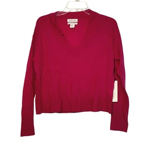 Rachel Zoe Rosa Kaschmir Pullover Damen Small Winter Ganz Luxus Minimal - Bild 1 von 5