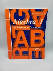 Saxon Algebra 1 Third Edition 3rd Homeschool Packet Solutions ONLY - Imagen 1 de 3