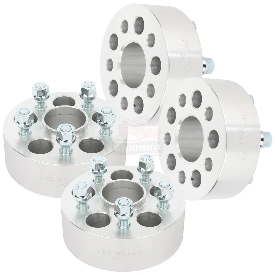 4 piezas espaciadores de rueda con pernos de 2" 50 mm 5x100 12x1,25 para Subaru Forester Outback Foto 1 de 4