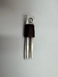 Vtg 1950's Colanite Metal & Leather/Rubber Hair Clip pat 138901 - Picture 1 of 3