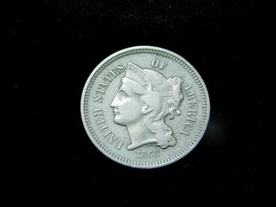 1868 3CN Three Cent Nickel - Image 1 of 4