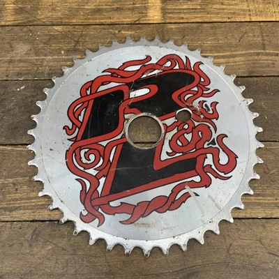 Vintage Redline Chainring Sprocket Old School BMX 44T 44 Tooth 90s RL-840 Red - Image 1 of 4