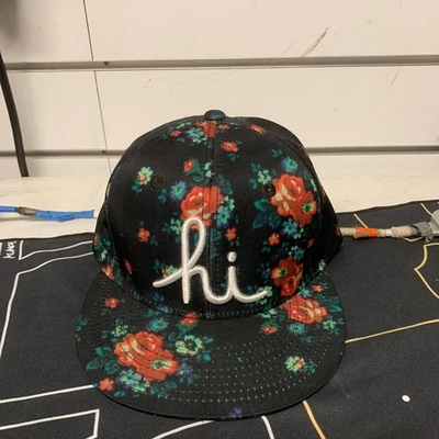 In4mation Hi-script Floral Snapback Hawaii Rojo Foto 1 de 4
