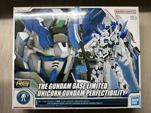 RG 1/144 THE GUNDAM BASE LIMITED UNICORN GUNDAM PERFECTIBILITY New US Seller - Picture 1 of 1