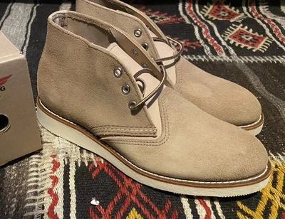 BOTAS CHUKKA RED WING TOSTADAS 3143 GAMUZA CUERO Talla US 7 D Foto 1 de 4