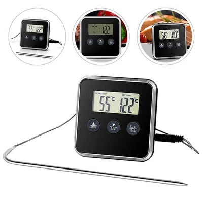 Backtemperatur Messwerkzeug Chic Thermometer Kitchen Supply Digital Timer - Bild 1 von 4