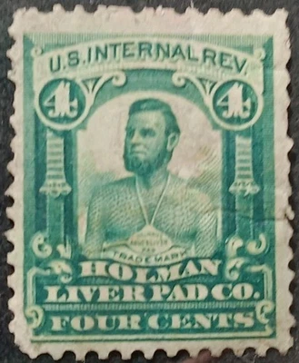 U.S.A MATCH AND MEDICINE STAMPS SCOTT RS127d. - Image 1 of 2