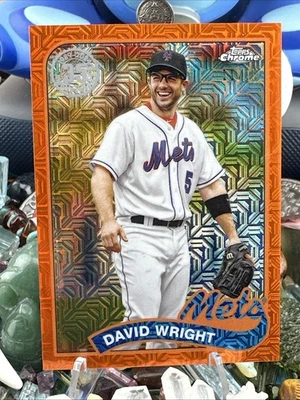 2024 Topps Serie 2 Cromo - David Wright Naranja /25 (2T89C-92) - Mets Foto 1 de 3