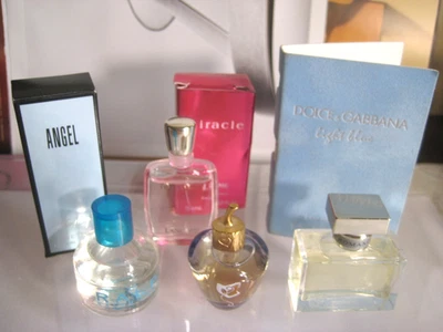 🎁lote Vintage mini EDT EDP Ralph Lauren Lolita Lempicka Mugler Angel Romance Foto 1 de 3