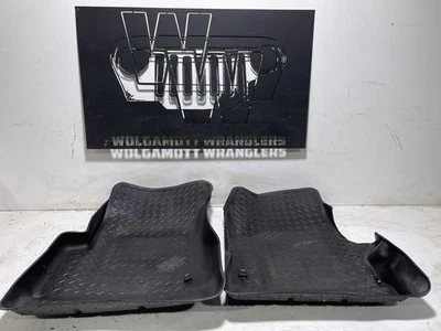 Husky Liners 31731 Floor Weatherproof Liners Mats 97-06 Jeep TJ Wrangler PAIR - Image 1 of 4