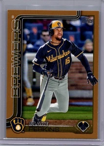 2025 Topps Series 1 - Blake Perkins #47 Gold 0743/2025 - Picture 1 of 2