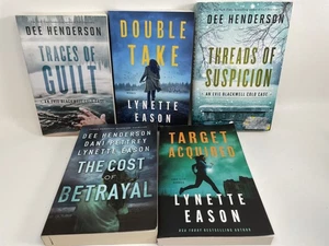 Lot of 5 Lynette Eason & Henderson Fiction Suspense Romance Christian Books - Imagen 1 de 5