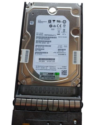 HPE  8TB 7.2K 12Gbps 3.5" SAS HDD ST8000NM0135 841591-001 3PAR SMKP8000S5xeF7.2 - Image 1 of 4