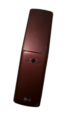 Cellulare LG Smart Folder X100s pulsante apribile 16 GB rosso senza SIM SBLOCCATO - Immagine 1 di 4