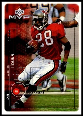 1999 Warrick Dunn Upper Deck MVP Football #177 Tampa Bay Buccaneers - Image 1 of 2