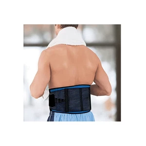 ACE Deluxe Back Stabilizer Black/Blue Unisex L/XL | Dual Strap Support Brace - Picture 1 of 13