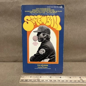 Screwball by Tug McGraw & Joseph Durso 1975 Vintage PB Signet PB 1st Edition - Foto 1 di 8