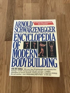 Arnold Schwarzenegger Enzyklopädie modern Bodybuilding Buch Papierrücken Vintage - Bild 1 von 8