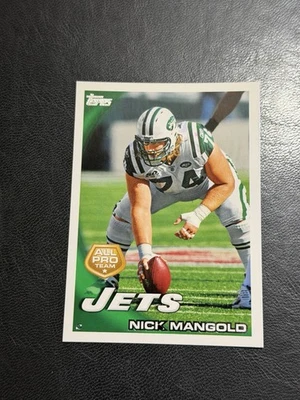 2010 Topps Nick Mangold Card #372 New York Jets  - Image 1 of 2