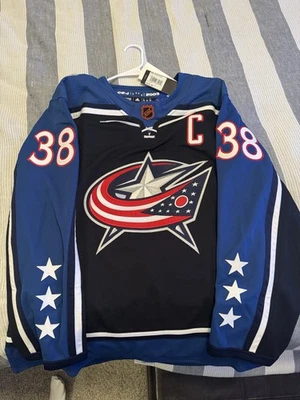 Chaquetas Columbus Azul Reverso Retro 2.0 Nuevo Con Etiquetas Boone Jenner Jersey Talla XL Foto 1 de 4