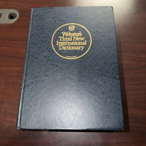 For Webster’s Third New International Dictionary Unabridged Edition Hardcover - Picture 1 of 9