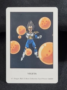 Dragon Ball Z Hero Collection 1 Vegeta 67 1995 AMADA ARTBOX CASI NUEVO Tarjeta - Imagen 1 de 8