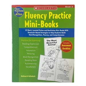 Scholastic Fluency Practice Mini-Books Reproducible Book for Grade 2 - Picture 1 of 5