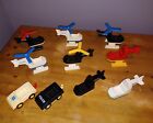 Lego Joblot Vintage Duplo Police Cars And Helicopters   C18