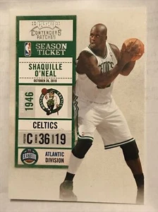 2010-11 Playoff Contenders Patches Ticket Shaquille O'Neal #53 Shaq Boston - Picture 1 of 2