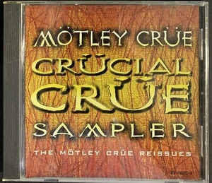 Motley Crue- Crucial Crue Sampler- Promo CD- Like New - Picture 1 of 2