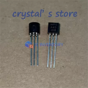 Transistor de alto voltaje MPSA42 NPN 500mA 300V TO-92 100 un. - Imagen 1 de 1