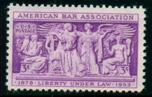 #1022 3¢ AMERICAN BAR ASSOC. SELLOS, LOTE DE 400, COMO NUEVOS - ¡DALE SABOR A TUS CORREOS! - Imagen 1 de 1