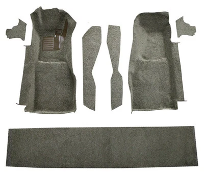 1981-1982 Chevrolet Corvette Cutpile ковер спереди с консольными полосками, KPs и DPs - Изображение 1 из 4