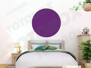 Solid Circle Wall Decal Indoor  Wall, Door, Paint Wood and more