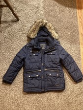 Nukutavake Boy’s Collection Navy Blue Parka Size 10