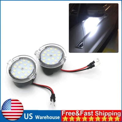 Lámpara LED de luz de charco de espejo retrovisor lateral para Ford Fusion 2013-2018 Foto 1 de 4