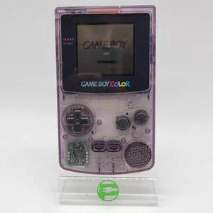 Nintendo Game Boy Color Console di Gioco Portatile Solo CGB-001 Trasparente Leggi - Foto 1 di 6