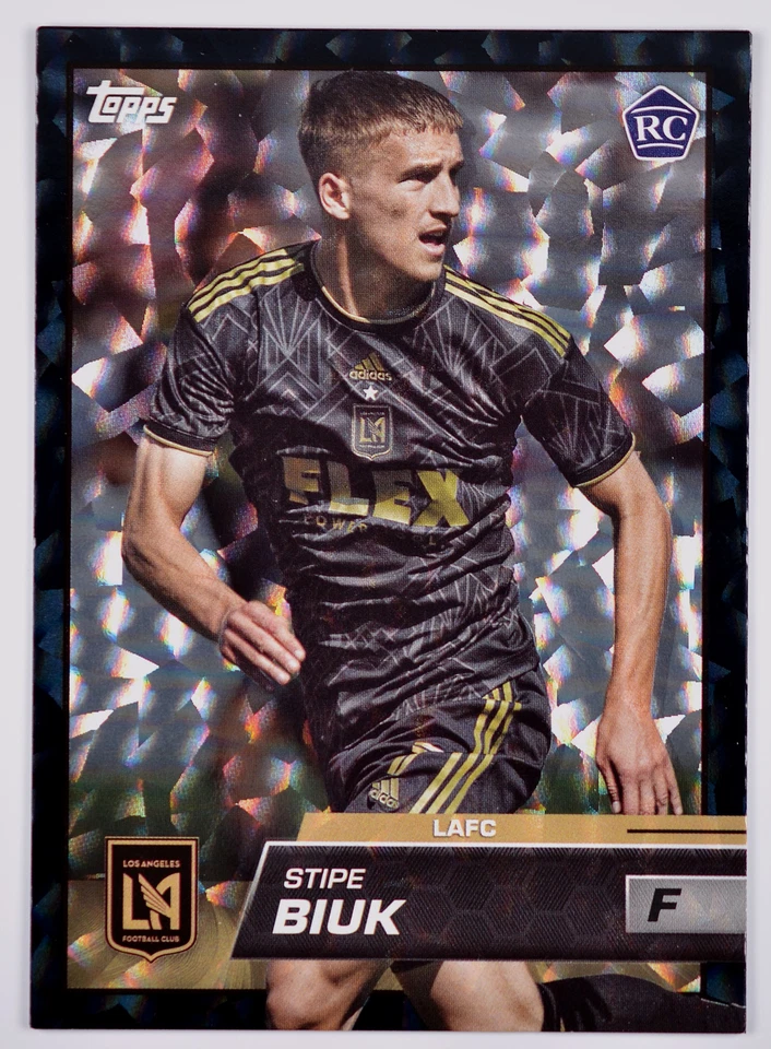 STIPE BIUK - 2023 Topps MLS Icy Black Foil RC #24 LAFC - Image 1 of 2