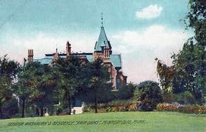 Postal Sen Washburn Residence Fair Oaks Minneapolis Minnesota sin publicar - Imagen 1 de 2