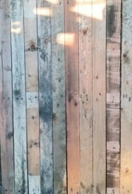 Bundle of 10 Reclaimed Timber Boards - 1000 mm x 75 mm |  Nails Removed  - Image 1 of 4