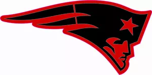 New England Patriots Lunar Inspired Mini Football Helmet Decals - Picture 1 of 3