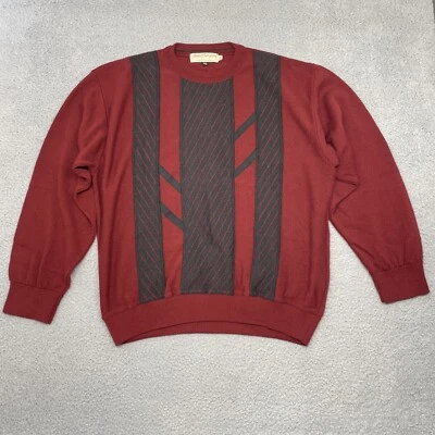 Suéter Norm Thompson Para Hombre Grande Rojo Mezcla Lana Jersey Hecho en Canadá De Colección Foto 1 de 4