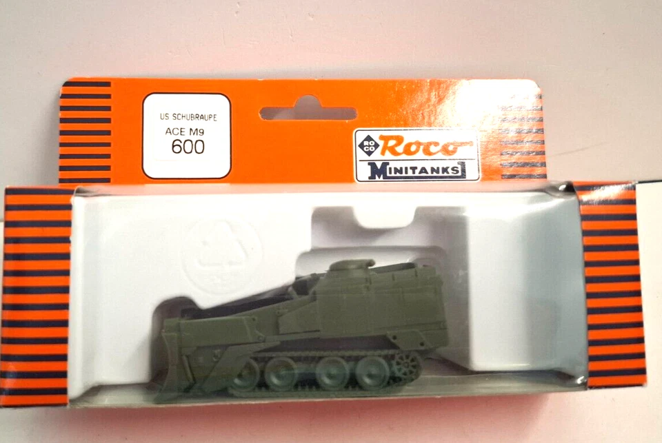 ROCO MINITANKS 1:87 PLASTICA MEZZO MILITARE US SCHUBRAUPE ACE M9   ART 600 - Immagine 1 di 1