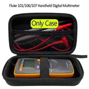 Fluke Multimeter Hard Case for 101/106 Handheld Digital Multi Meter Travel Bag - Picture 1 of 11