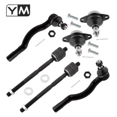 Fits 1991-1997 Toyota Previa 6 set Front Lower Ball Joints Inner Outer Tie Rods - Image 1 of 4