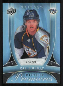2009-10 Upper Deck Trilogy #127 Cal O'Reilly RC /799 - Picture 1 of 2