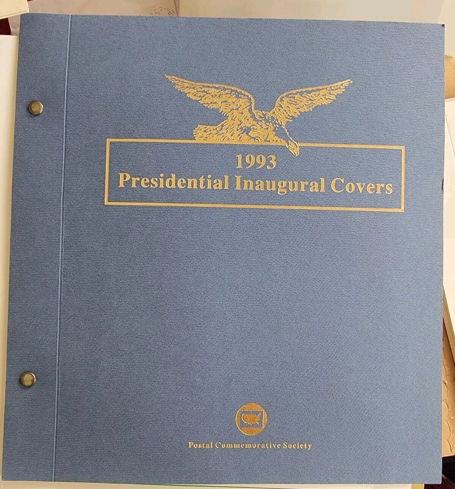 UNITED STATES Presidential Inaugural Cover BILL & Hillary CLINTON Postal Stamps - Image 1 of 4