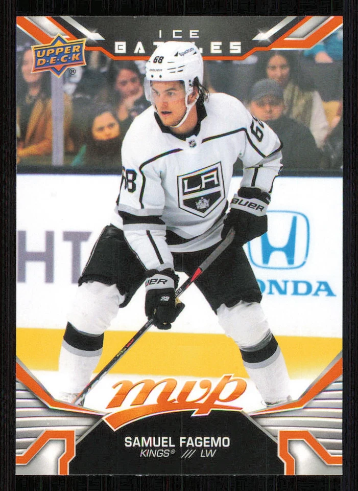 2022-23 Upper Deck MVP Ice Battles #235 Samuel Fagemo SP - Image 1 of 2