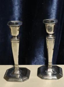 Tiffany & Co Pair NeoClassic Candlesticks Circa 1907-1947 M Sterling 51324z - Picture 1 of 12